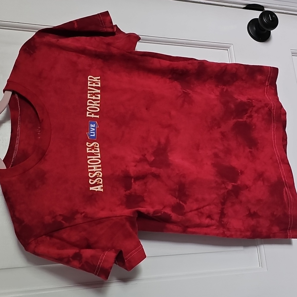 ALF RED TIE DYE SPADE T SHIRT